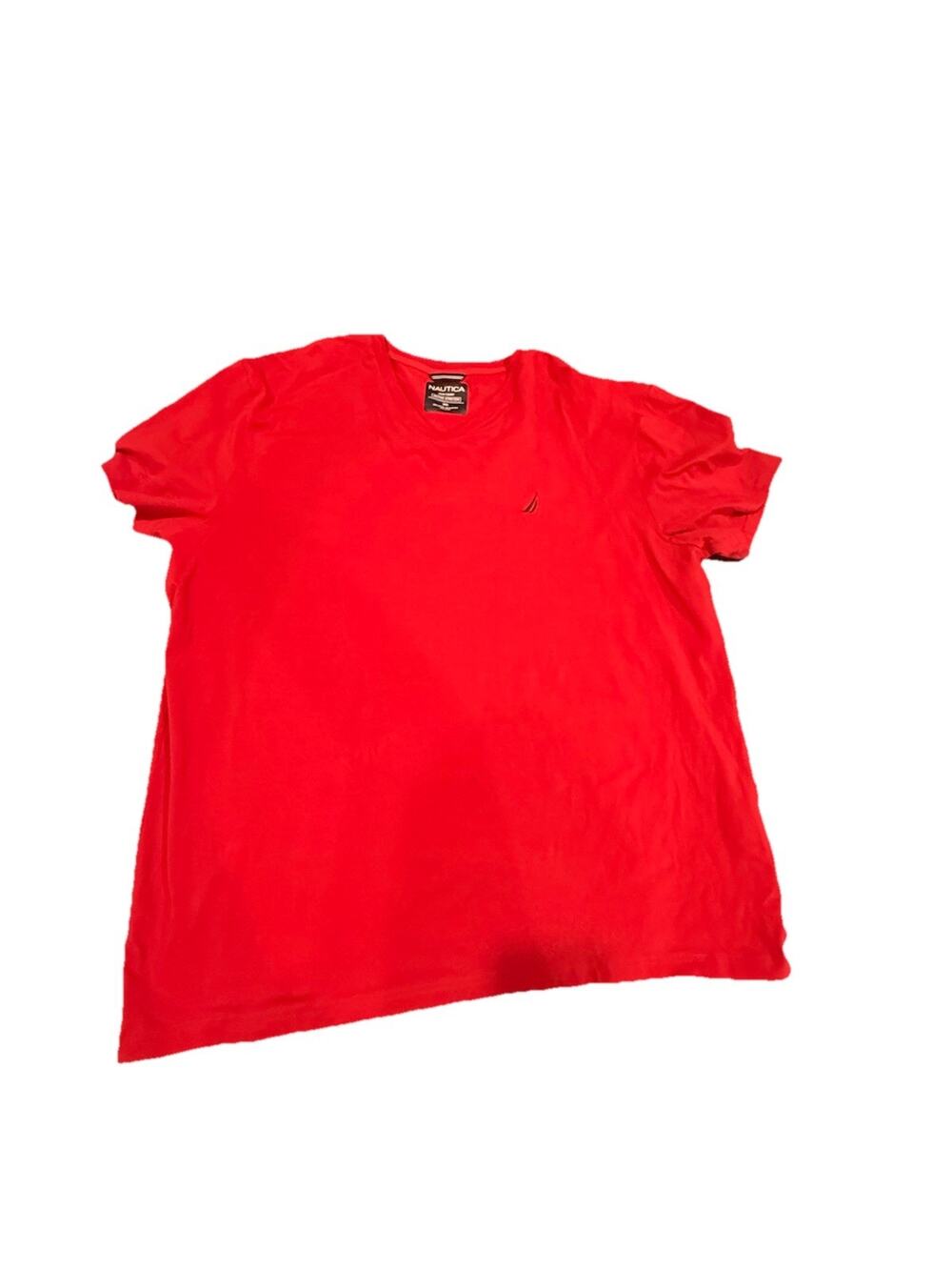 Nautica Deck T Shirt 3XL Red Active Stretch Short Sleeve Tee